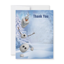 Frozen Olaf | In Pieces Thank You Note Card