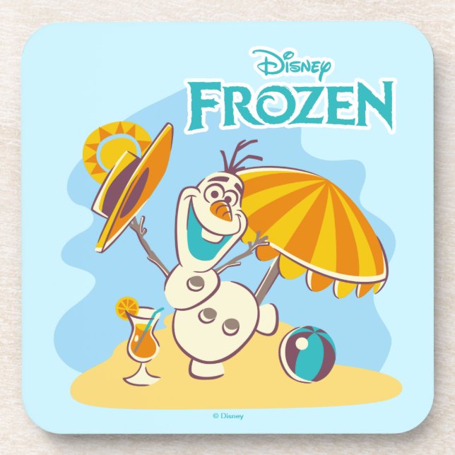 Frozen | Olaf Playing on the Beach Coaster (Front)