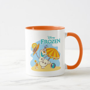 Frozen   Olaf Playing on the Beach Mug