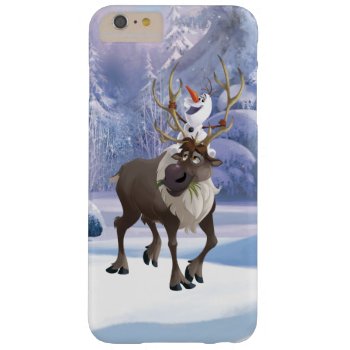 Frozen | Olaf Sitting On Sven Barely There Iphone 6 Plus Case by frozen at Zazzle