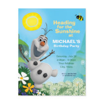 Frozen Olaf | Summer Birthday Party Invitation