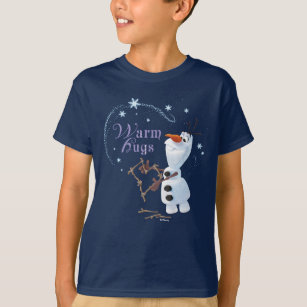 Disney Frozen Olaf T-shirt Expert sur la neige Âge 3-4 Ans Rouge KIDS tee shirt 