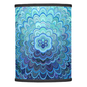 Frozen Oval Mandala Lamp Shade