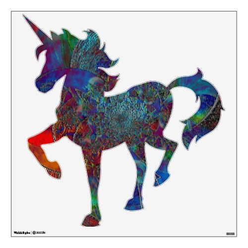 Frozen Peel and Stick Prancing Unicorn Decal