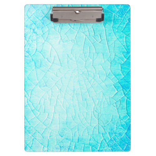 Frozen Pond Turquoise  Clipboard