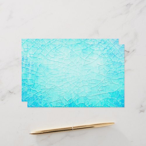 Frozen Pond Turquoise Stationery