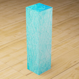 Frozen pond turquoise wine box