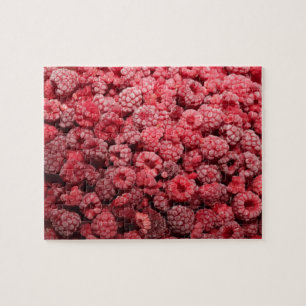 Frozen Raspberries Jigsaw Jigsaw Puzzle