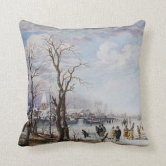 Frozen river American MoJo Pillow