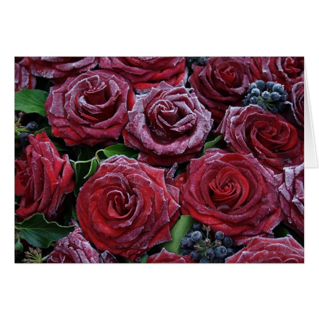 Frozen Roses Cards (Front Horizontal)