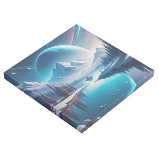 Frozen Serenity: Winter Landscape Wall Panel