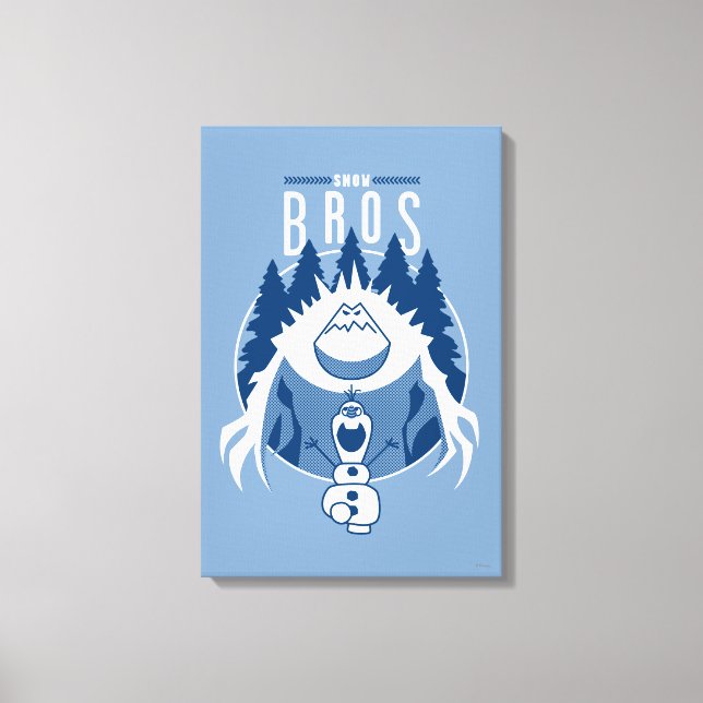 Frozen | Snow Bros Canvas Print (Front)