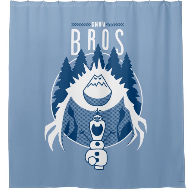 Frozen | Snow Bros Shower Curtain (Front)