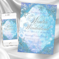 Frozen Snowflake Winter Wonderland Birthday Party