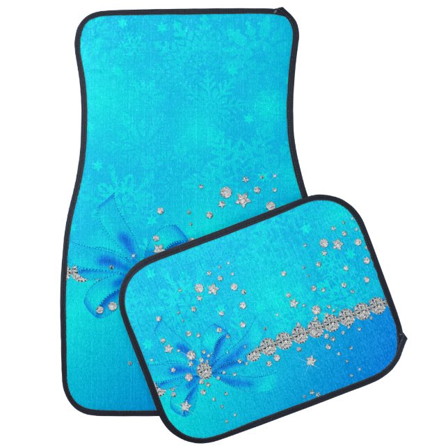 Frozen Snowflakes Car Mat (Set)