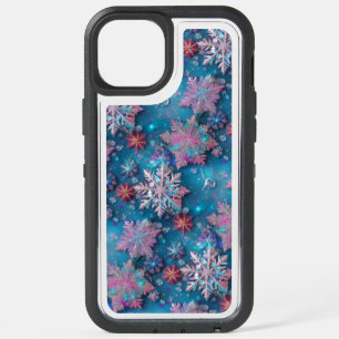 Frozen snowflakes iPhone 15 plus case