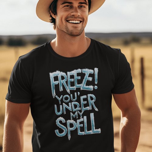 Frozen Spellbound Text Art T_Shirt
