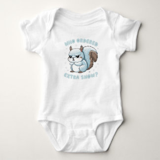Frozen Squirrel - Who Ordered Extra Snow? Baby Bodysuit