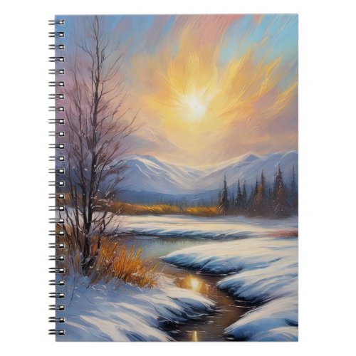 Frozen Sunrise Notebook
