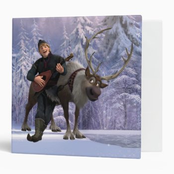 Frozen | Sven And Kristoff 3 Ring Binder by frozen at Zazzle