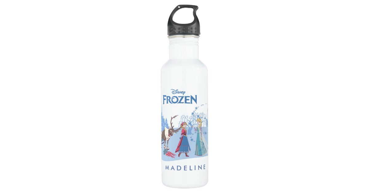 Frozen Elsa Blue Water Bottle