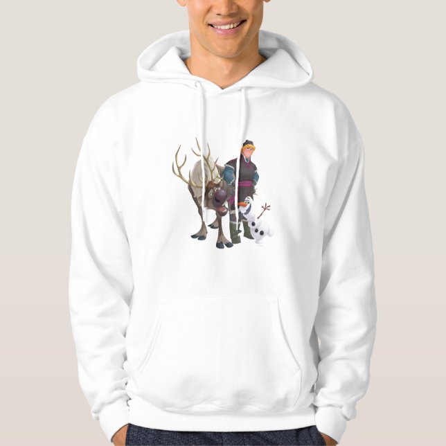 Frozen | Sven, Olaf and Kristoff Hoodie (Front)
