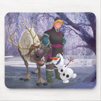 Frozen | Sven  Olaf And Kristoff Mouse Pad by frozen at Zazzle