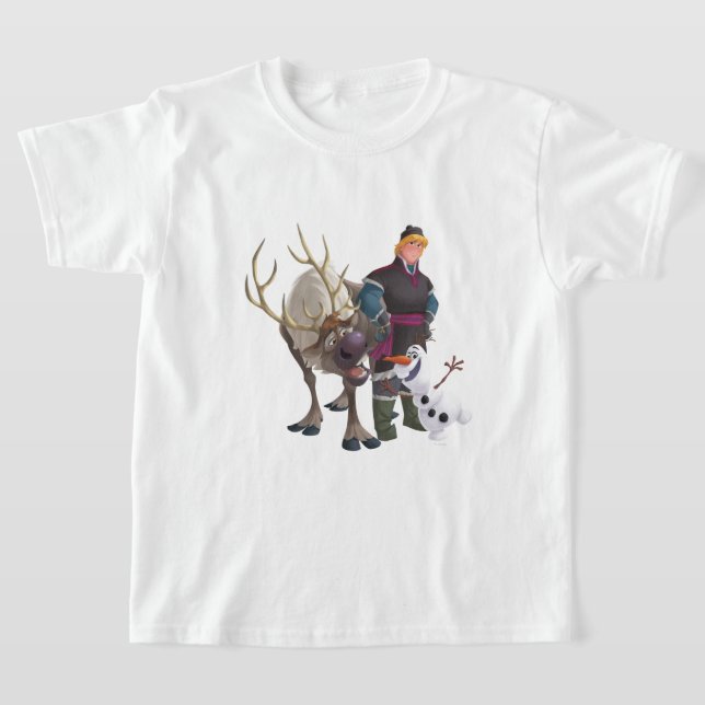 Frozen | Sven, Olaf and Kristoff T-Shirt (Laydown)