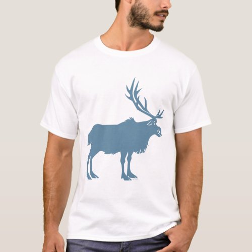 Frozen  Sven Silhouette T_Shirt