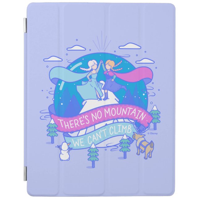 Frozen | There's No Mountains We Can't Climb iPad Smart Cover (Front)