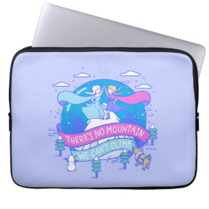 Frozen There's No Mountains We Can't Climb Laptop Sleeve