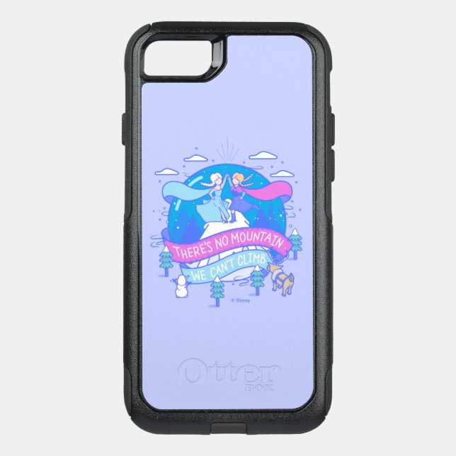 Frozen | There's No Mountains We Can't Climb Otterbox iPhone Case (Back)