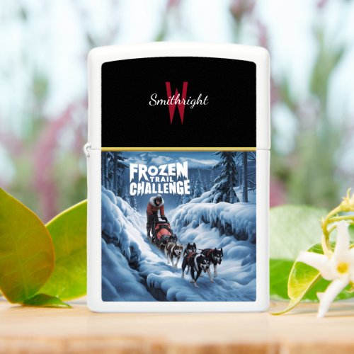 Frozen Trail Challenge Sledding Adventure Zippo Lighter