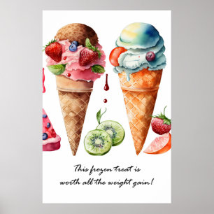 Frozen treat poster