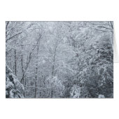 Frozen Trees-Blank Card (Front Horizontal)