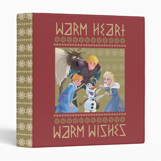 Frozen | Warm Heart Warm Wishes 3 Ring Binder (Front/Spine)