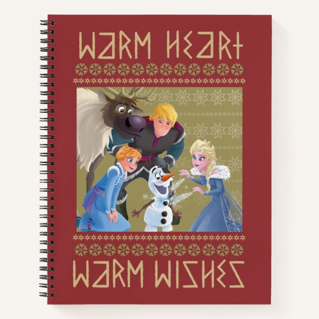 Frozen | Warm Heart Warm Wishes Notebook (Front)