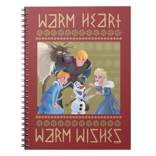 Frozen | Warm Heart Warm Wishes Notebook (Front)