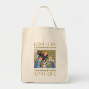 Frozen   Warm Heart Warm Wishes Tote Bag