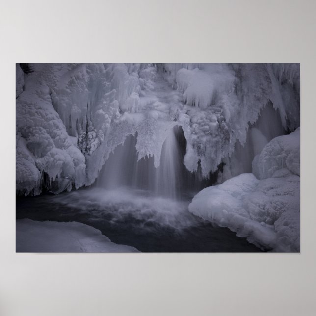 Frozen water fall poster (Front)
