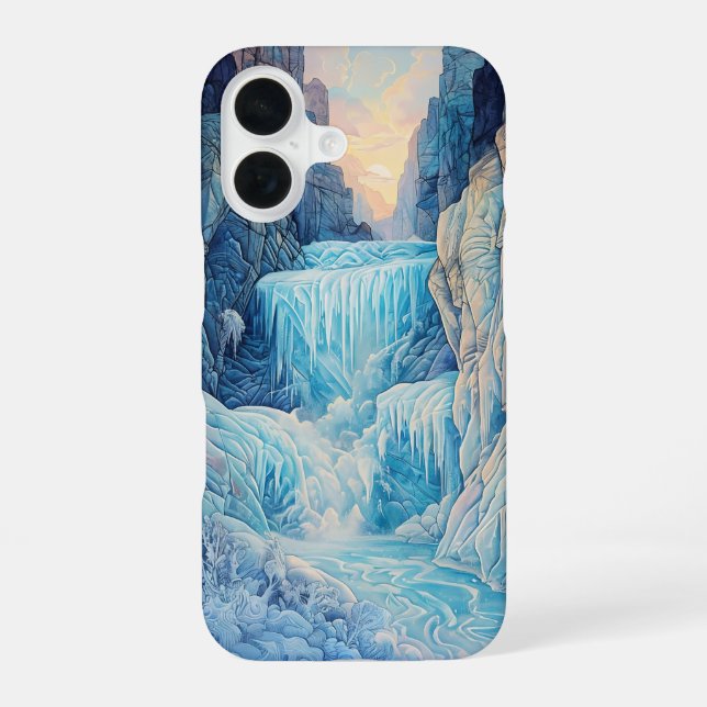 Frozen Waterfall iPhone / iPad case (Back)