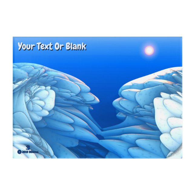 Frozen Waves Acrylic Print (Front)