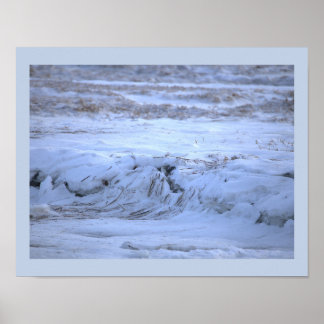Frozen Waves Photo Poster