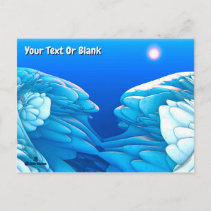 Frozen Waves Postcard