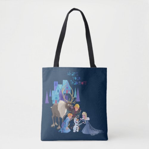 Frozen  Whats Your Tradition Tote Bag