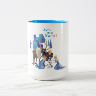Frozen   What's Your Tradition Two-Tone Coffee Mug