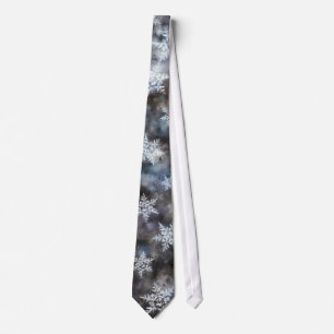 Frozen Winter Neck Tie