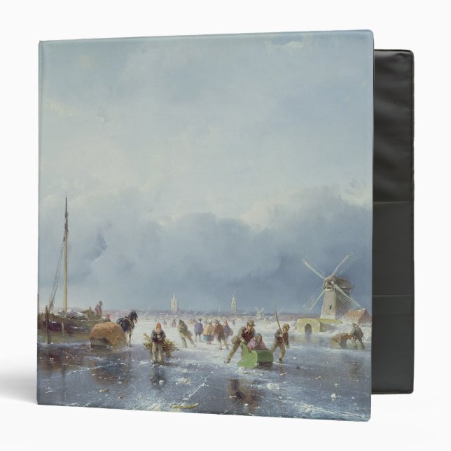 Frozen winter scene binder (Front/Inside)