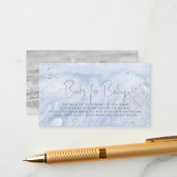 Frozen Winter Silver Snowflake Blue Book Request
