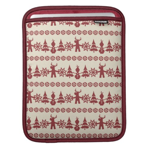 Frozen  Winter Wishes Pattern iPad Sleeve